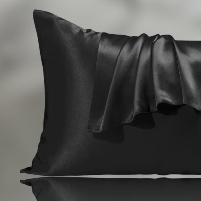 Black silk clearance pillowcase