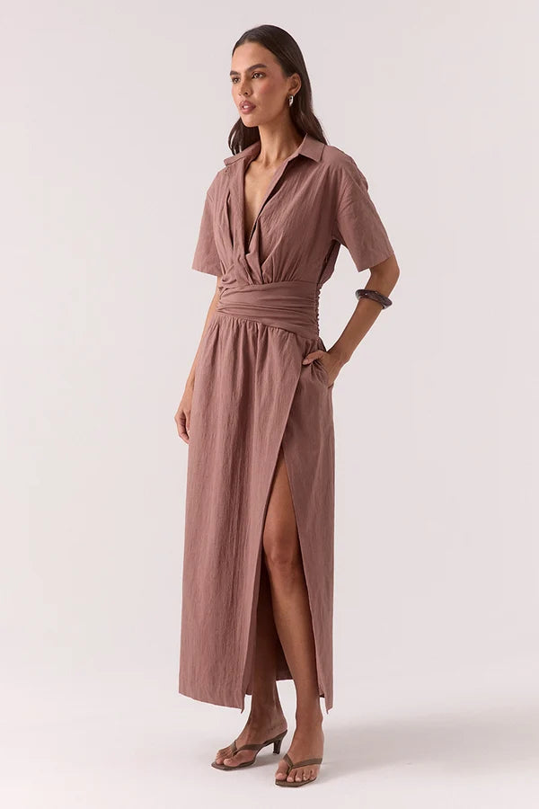 ATLAS DRESS MOCHA