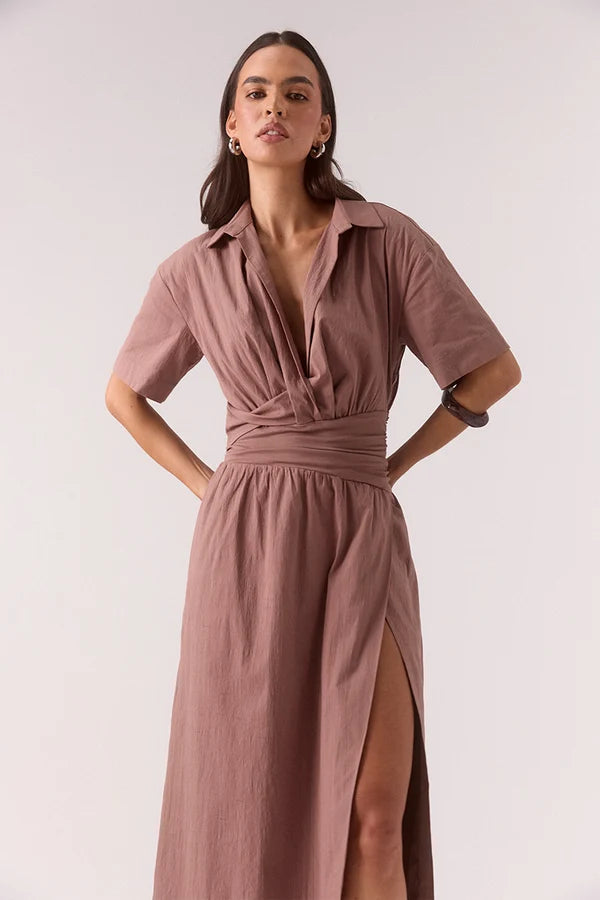 ATLAS DRESS MOCHA
