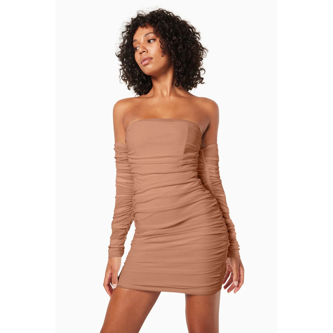 annalise mesh dress Annalise Beaded Mini Dress