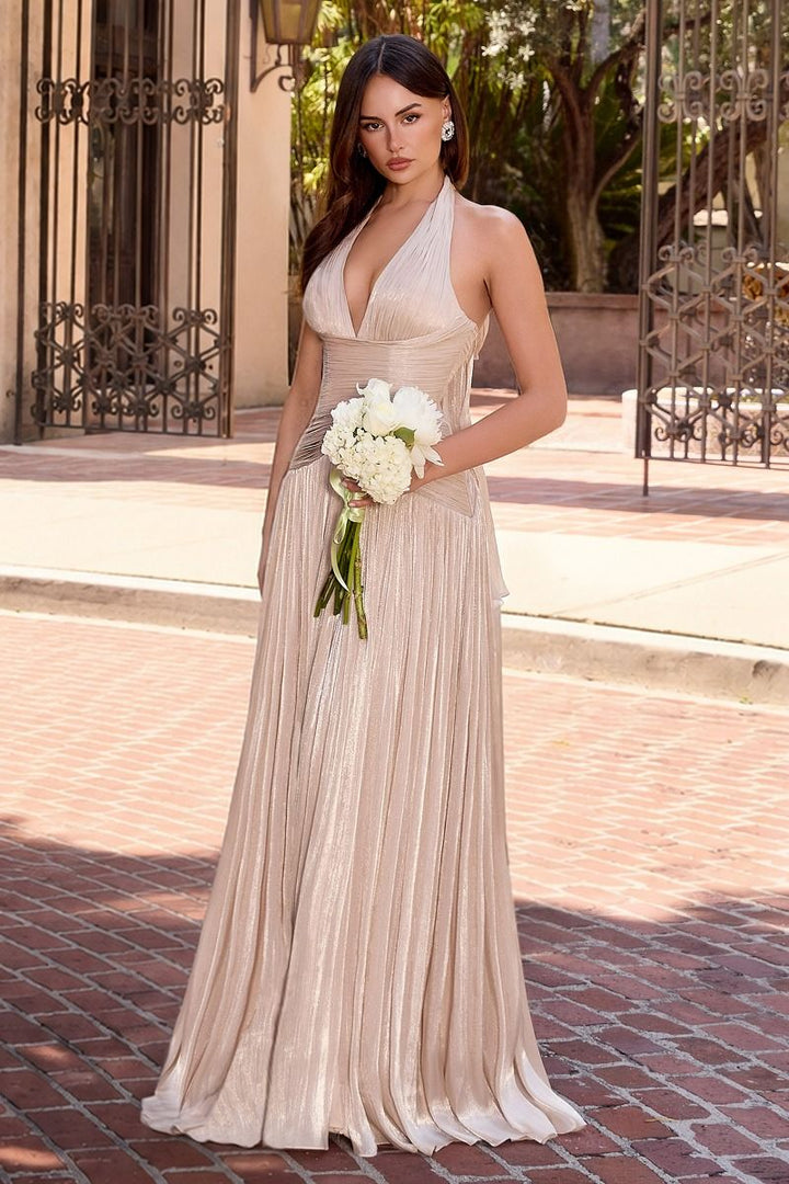 Lianna Gown Champagne Gold