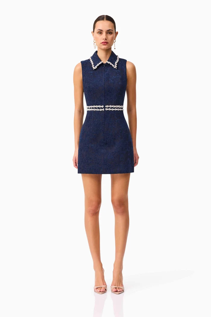 Melody Jacquard Mini Dress