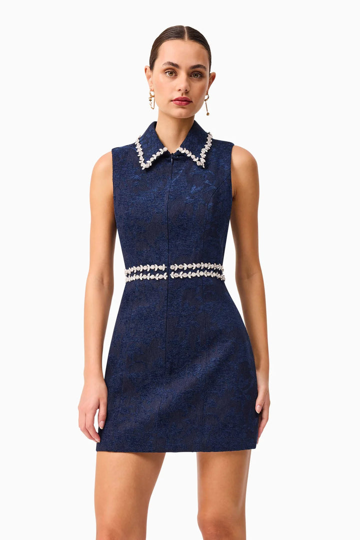 Melody Jacquard Mini Dress
