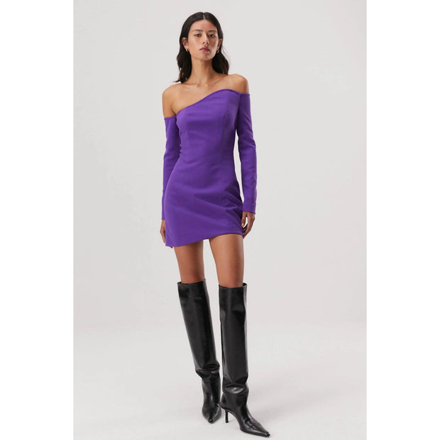 Baker Mini Dress Purple | Misha