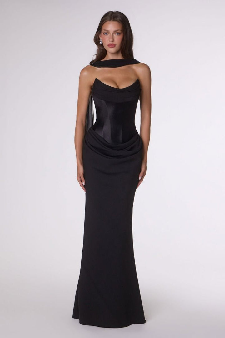 Sahar Maxi Dress Black