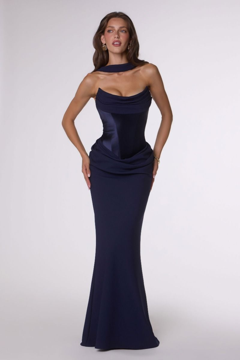 Sahar Maxi Dress Navy