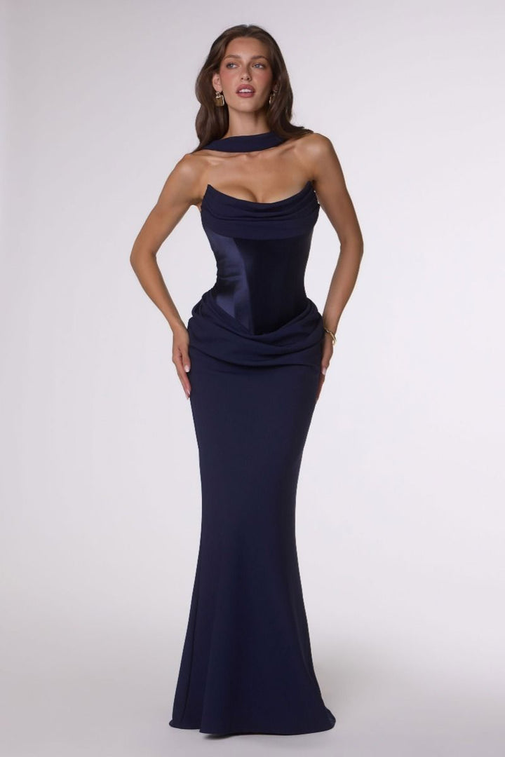 Sahar Maxi Dress Navy