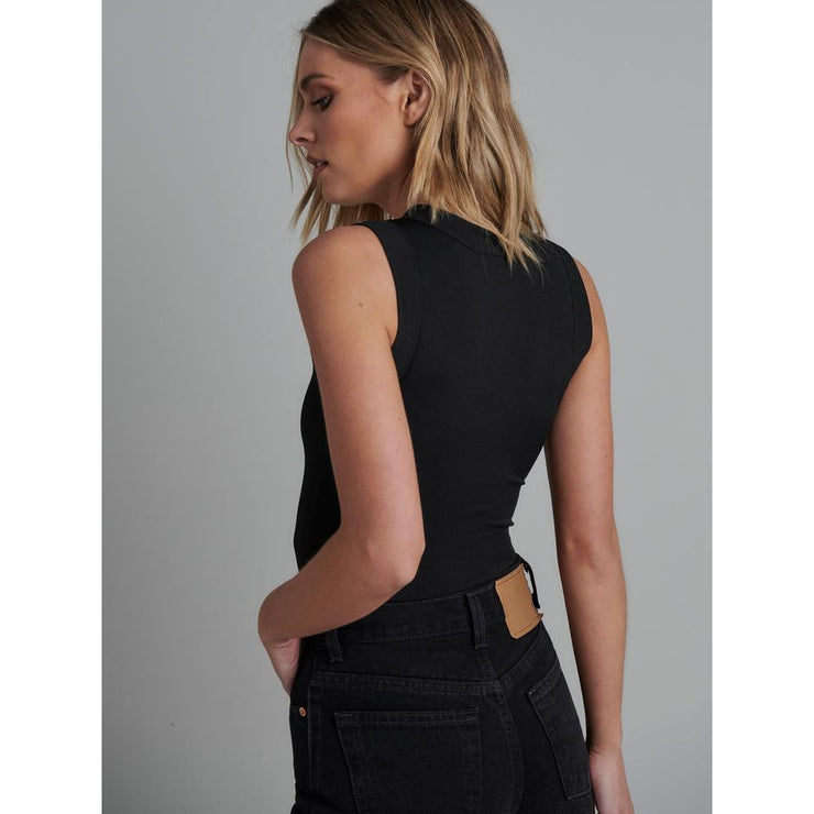 Sleeveless Bodysuit Black | Bayse