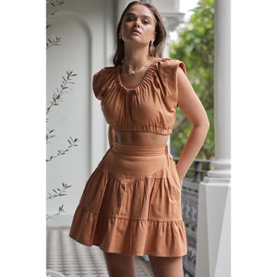 Maya Top Terracotta
