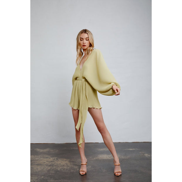 Noa Playsuit Pistachio | Lexi